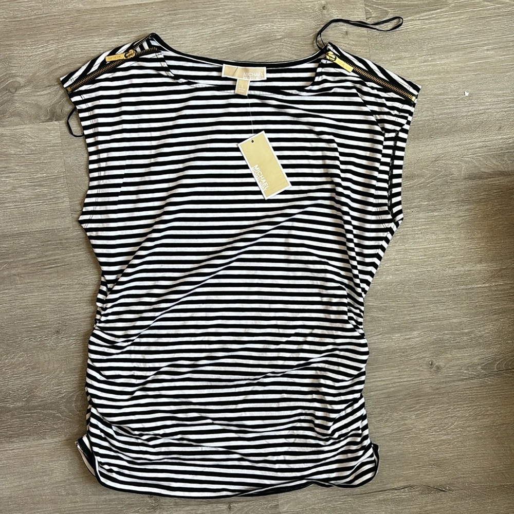 Michael Kors Striped Tank Top